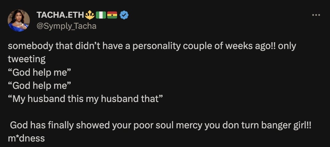 “My husband this, my husband that” - Tacha continues to drag Mummy Zee